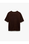 Crew Neck Short Sleeve Knitwear Sweater - 4