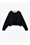 Modal Fabric Comfortable Fit Long Sleeve Boat Neck Back Low-Cut Blouse - 4