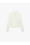 Half Button Long Sleeve Polo Neck Sweater - 3