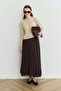 Boho Crash Brown Skirt - 4
