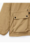 Long Sleeve Hooded Coat with Flap Pockets - 6