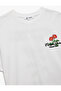 Cotton Short Sleeve Crew Neck Back Floral Print T-Shirt - 6