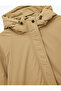 Long Sleeve Hooded Coat with Flap Pockets - 5