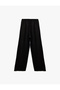 Wide Leg Pants with Loose Fit Pockets and Lace-Up Waist - 4