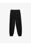 Comfortable Fit Jogger Sweatpants with Raised Pockets and Lace-Up Waist