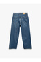 Cotton Straight Leg Pocket Jeans - Straight Jeans - 5