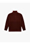 Oversize Long Sleeve Half Zip Hooded Fleece Sweatshirt - 4
