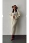 Women's Knitwear Hair Braid Long Dress - 2