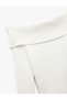 Off-The-Shoulder Knitwear Slim Fit Sweater - 5