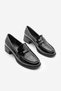 Women's Loafer Daily Classic Heeled Shoes Nufit Black - 5