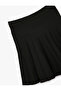 Regular Waist Pleated Mini Skirt - 5