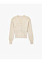 Buttoned V-Neck Long Sleeve Knitwear Cardigan - 4