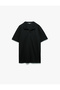 Regular Fit Short Sleeve Pique Fabric Cotton Polo Neck T-Shirt - 3