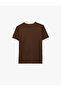 Short Sleeve Crew Neck Tok Fabric Color Contrast Cotton Slim Fit T-Shirt - 2