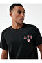 Short Sleeve Regular Fit Crew Neck Printed Sports T-Shirt