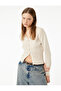 Buttoned V-Neck Long Sleeve Knitwear Cardigan - 3