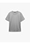 Crew Neck Regular Fit Tok Fabric Cotton Short Sleeve T-Shirt - 3