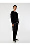 Cotton Pocket Detailed Lace up Waist Jogger Sweatpants
