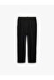 Regular Waist Pocket Detailed Buttoned Corduroy Chino Trousers - 4