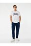 Scuba Fabric Pocket Detailed Ribbed Waist Lace-Up Sports Sweatpants - 2