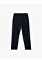 Cotton Pocket Detailed Waist Lace-Up Trousers - 4