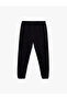 Cotton Zippered Pocket Waist Lace-Up Jogger Sweatpants - 3