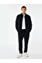 Viscose Blended Pocket Detailed Textured Waist Lace-Up Trousers