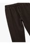Cotton Trousers with Pocket Detail and Drawstring Waist - 5