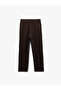Straight Fit Pocketed, Elastic Waist, Winter Sweatpants - 4