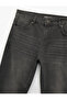 Regular Waist Cotton Straight Fit Jean Pants - Mark Jean - 5