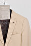 3116 Lcs Men's Beige Lycra Cotton Fabric Slim Fit Sports Blazer Jacket - 4