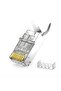 M118Xf Cat 7 Jack/Up to 30Gbps Speed-Nickel-Plated Shielding/170 Pieces-Rj45 Connector-Cat7 Cat6A Socket