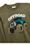 Cotton Long Sleeve Crew Neck Printed T-Shirt - 3