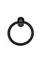 Ring Pendulum Furniture Handle - Single Screw - 60 mm Matte Black Cabinet and Drawer Handle - 8