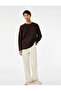 Long Sleeve Cotton Crew Neck Basic Sweatshirt - 2