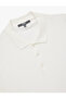 Regular Fit Button Polo Neck Cotton Short Sleeve Knitwear T-Shirt - 7