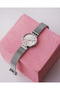 Silver Women's Wristwatch Nc34-390506-Agm - 6
