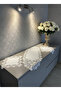 French Lace Pearl Model Linen Gardenia Luxury Runner Living Room Coffee Table Tablecloth