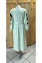 Applique Embroidered Velvet Dressing Gown - 5