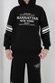 Boy's Two Thread Fabric Hooded Printed Tracksuit Set - 4