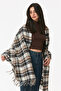 Plaid Patterned Soft Textured Shawl
