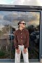 Shilsee Women's Pearl Buttoned Yumosh Brown Knitwear Cardigan - 4