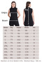 Viscose Sleeveless Tunic 2 Pieces Sale-Black-White - 7