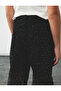 Cotton Pocketed Wide Leg Denim Pants - 3