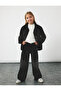 Cotton Pocketed Wide Leg Denim Pants
