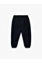 Buttoned Jogger Sweatpants with Elastic Waist and Pockets - 2