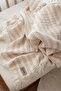 4 Layer Muslin Blanket Lilac Striped 110X110 cm (for Baby & Child) 100% Cotton - 5