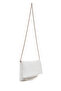 Women's White Long Chain Strap Braided Portfolio Bag 25Sbd293429 - 6