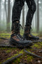 Strike lace-up men's waterproof everyday boots - black khaki - 5