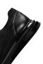 Men's Black Thick Soled Lace-Up Leather Casual Shoes 25Sfd674518 - 7